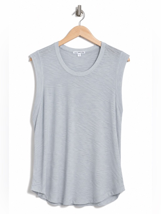 James Perse Tops - James Perse Cotton Tank Sleeveless Light Blue/Grey Slub MSRP $118